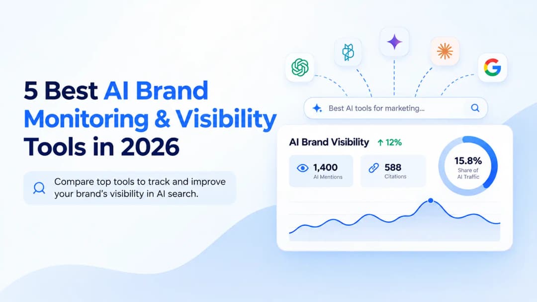 5 Best AI Brand Monitoring & Visibility Tools in 2026