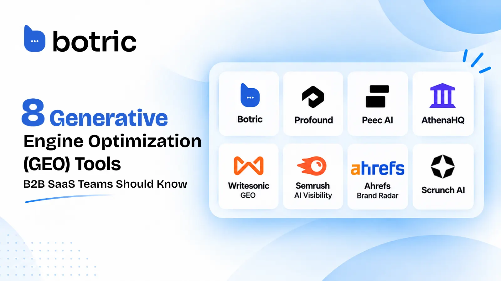 8 GEO & AI Visibility Tools for B2B SaaS Teams